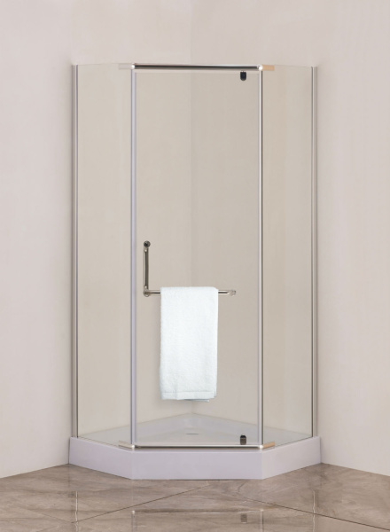 Душевой уголок с поддоном (88х88) Agger A03-090TCR хром